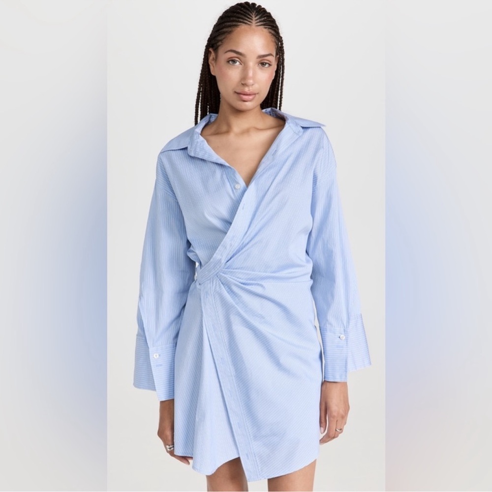 A.L.C. Light Blue Striped Women’s Dress